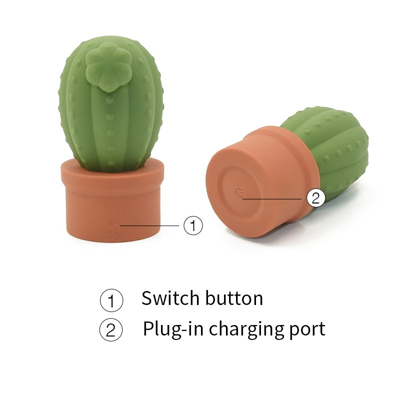 Flower Pot Cactus vibes FDA Silicone elegant pakket- Shenzhen Zhimo Technology Co., Ltd.