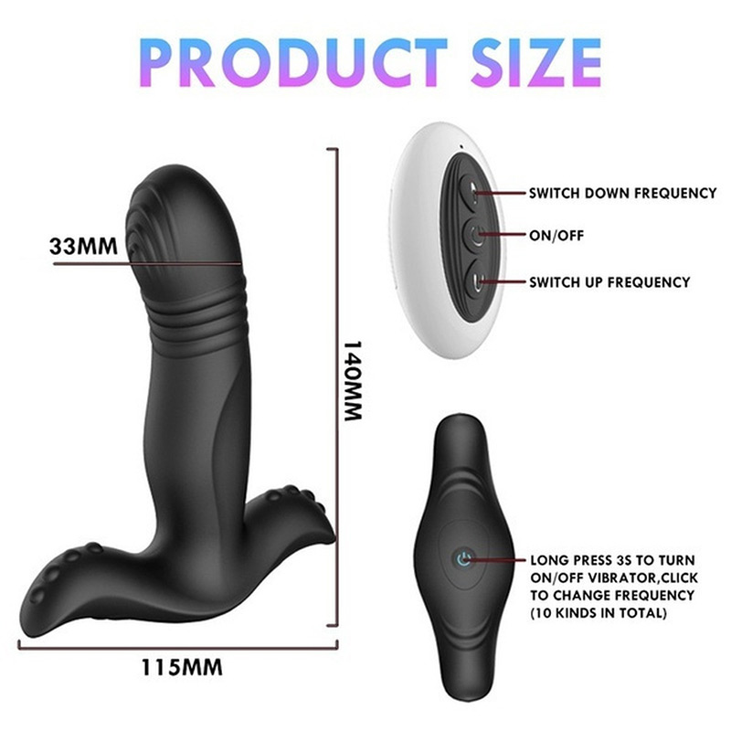 Anale plug stotende vibrator