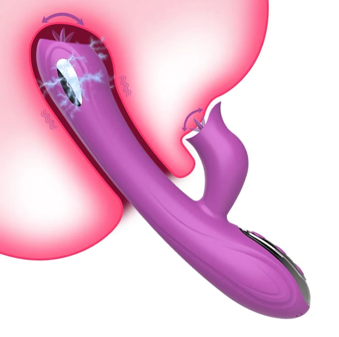 Elektrische schok tong likken clitoris vibrators voor vrouwen