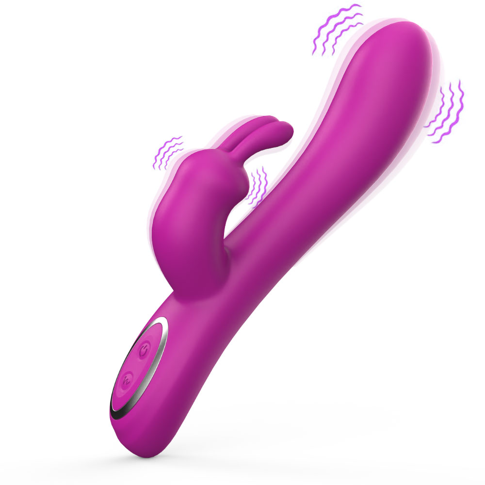 Rabbit Head G-spot Vibrator Voor Beginners Clit Stimulator Dildo Vibrator USB Volwassen producten vibrators